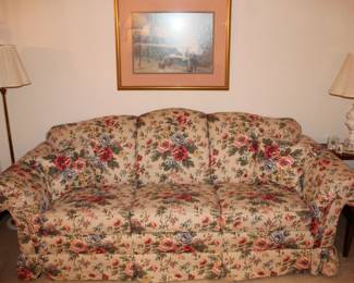 Couch in excellent condition. Was in a living room that was rarely used!