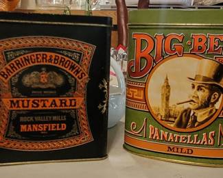 Vintage containers - made in England