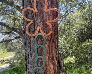 Cactus made of horseshoes 