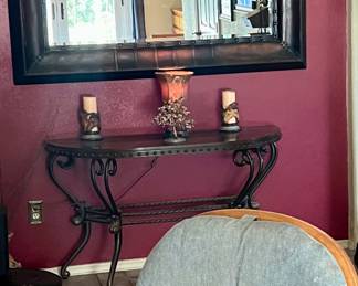 Glider / mirror / entry table 