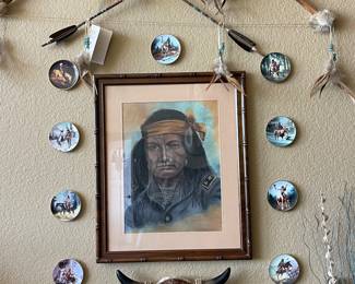 Indian wall of decor 