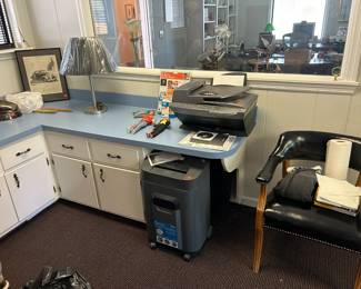 Lots of office equipment and supplies