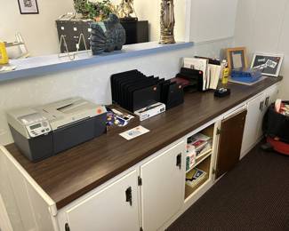 Lots of office equipment and supplies