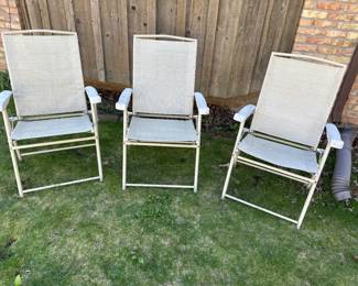Outdoor folding chairs 