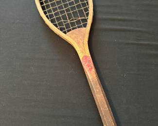 Antique child’s tennis racquet