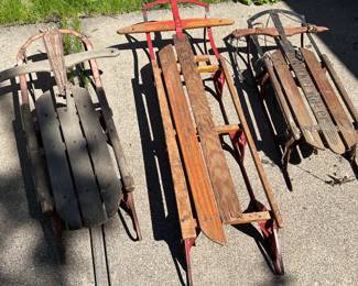 Vintage sleds