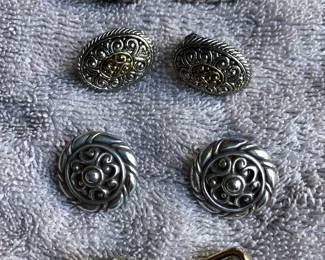 Clip On Earrings- Some Sterling 