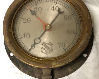 Vintage ASHCROFT Altitude Meter Gauge