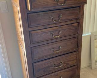 Ethan Allen Tall Chest Of Drawers 