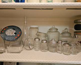 Lot Of Useful Glass Kitchen Items
