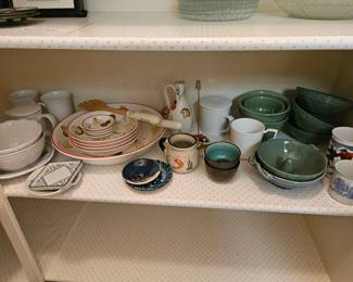 Lot Of Mostly Stoneware Kitchen Items