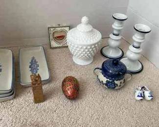 Fenton Vintage Milk Container And Other Treasures 