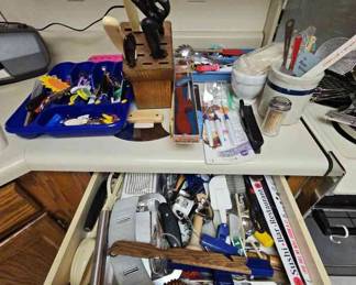 Everything Under The Cabinet From The Drawers