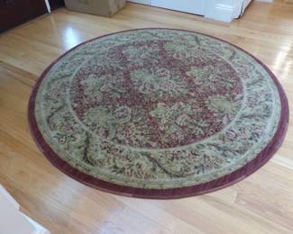 Round area rug