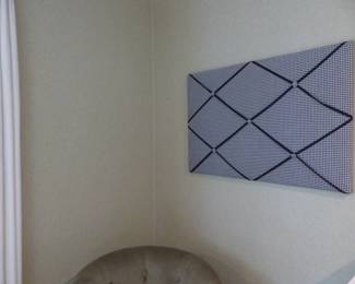 Fabric bulletin board