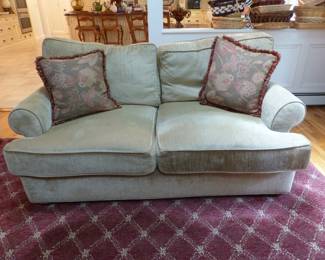 Pair of Century Furniture neutral loveseats