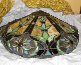Tiffany style butterfly glass shade