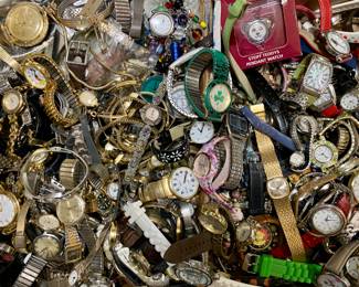 Veritable Treasure Chest of Vintage to Modern Wristwatches 