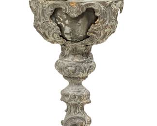 35” tall Antique Victorian Theatre Oil Lamp: Plume & Atwood Waterbury Connecticut 