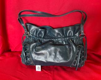BUY IT NOW! $40. Nordstrom, Teal, Leather Handbag. Dimensions are 13"W x 9"H x 4"D. New.