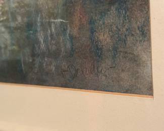 French Street Scene, Pastel 22x18