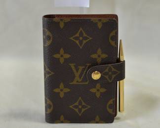 BUY IT NOW! $80. Louis Vuitton Address Book. Dimensions are approx. 3"W x 5"H.