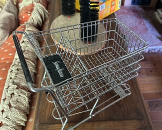Neiman Marcus mini grocery cart