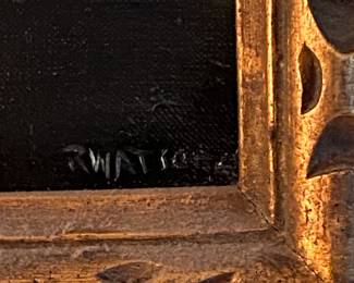 Surrealist oil painting by Robert Watson 