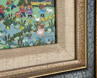 Country Landscape, Acrylic by Jo Sickbert, 1971