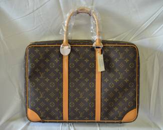BUY IT NOW! $700. Louis Vuitton Suitcase. Sirius 45. M41408. Coated Canvas with Leather Trim. Dimensions are 17.5”W x 13”D x 5.5”H. Brand New.