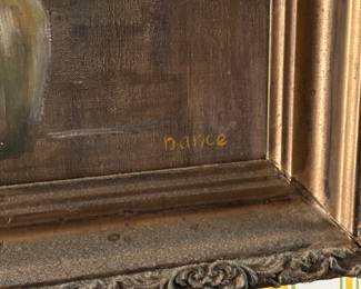 Sunflower art by Nance; oil 