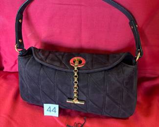 BUY IT NOW! $250. St. John, Brown, Suede Handbag. Dimensions are 12"W x 7"H x 3"D. New.