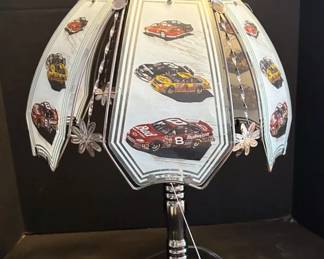 Vintage Dale Earnhardt NASCAR 3Way Touch Lamp Working