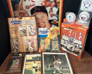1995 Sealed Wheaties, Starting Lineup Figures, Lou Gehrig Babe Ruth Collectibles,  More Baseball