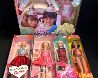 Celebration Cake Barbie, 2 Valentines Day Barbies, Hawaii Teresa,  Barbie Style All NIB