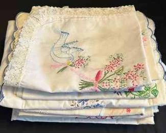 Embroidered Floral Linens Assortment