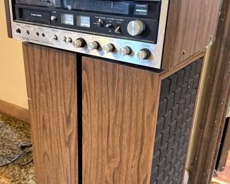 Centrex By Pioneer Turntable, 8Track Receiver,  Speakers