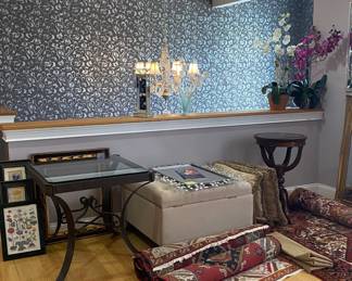 Table ottoman rugs