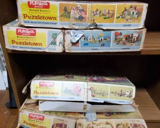Vintage Puzzle Town - All 5 Series!!