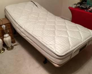 One of two  Twin size sleep number adjustable bed