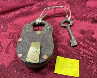 Antique padlock