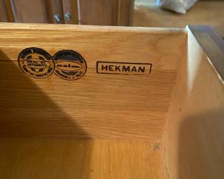 Vintage Mid Century Hekman Secretary Desk