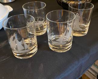 Nautical whisky glasses