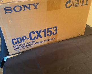 SONY CDP-CX153 - 100-DISC CD PLAYER CHANGER CAROUSEL NIB