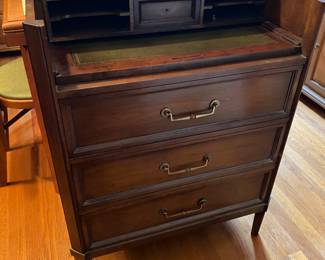 Vintage Mid Century Hekman Secretary Desk
