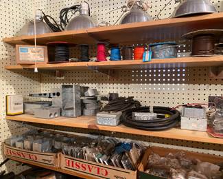 Tons of Electric Junction Boxes, Covers and Conduit Fittings