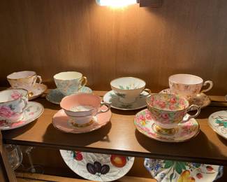 Beautiful tea cups 
