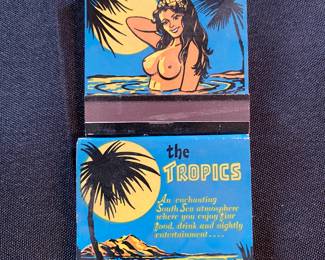 Matches - Matchbook George Rudin's Tropics Dayton Ohio