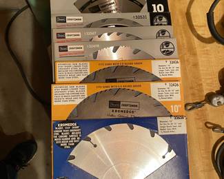 Craftsman 10" Saw Blades Tons of Blades to Choose From NEW