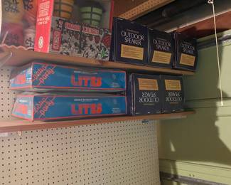 Outdoor Speakers & Outdoor Party Lights NIB